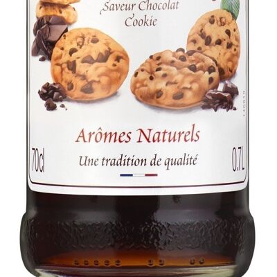 Sirop Saveur Chocolat Cookie MONIN pour aromatiser vos desserts de la fête des mères - Arômes naturels - 70cl