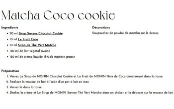 Sirop Saveur Chocolat Cookie MONIN pour boissons chaudes ou cocktails - Arômes naturels - 70cl 2