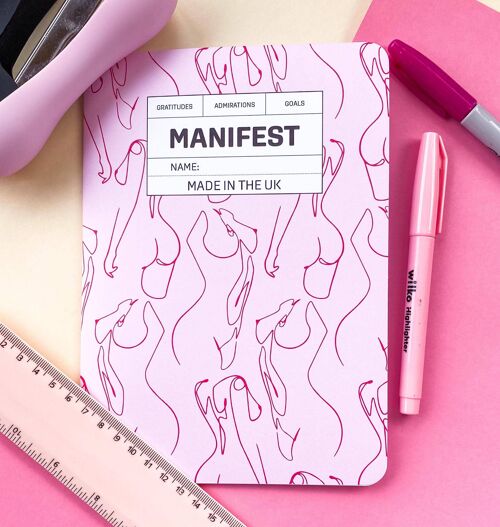 Body Outline Manifesting Journal