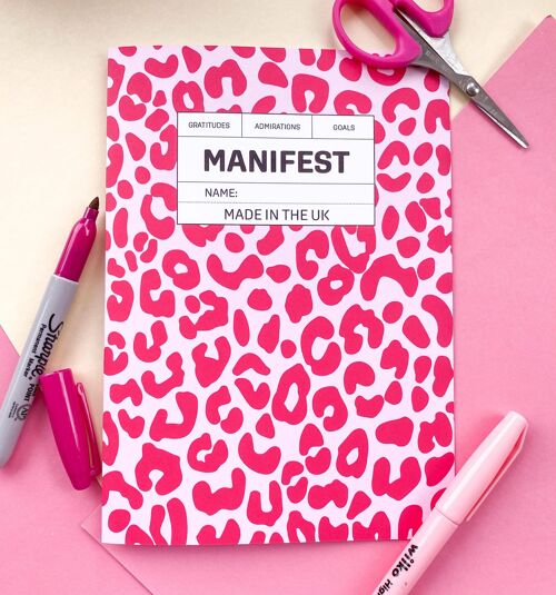 Leopard Print Manifesting Journal