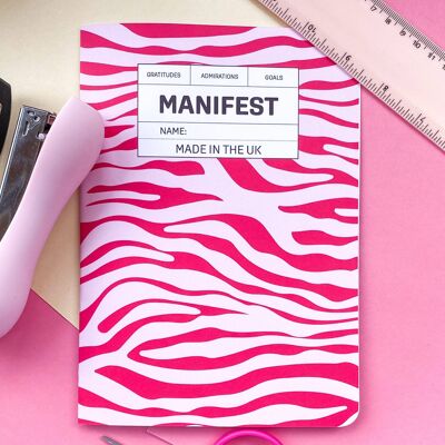 Zebra Print Manifesting Journal