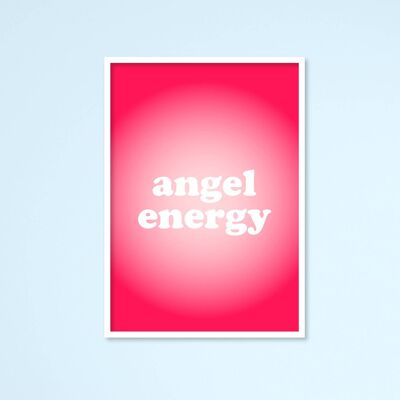 Ángel energía impresión A5