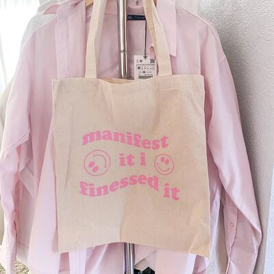 Manifest It I Finessed Tote bag