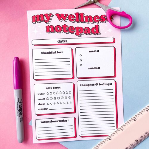 My Wellness Notepad A5
