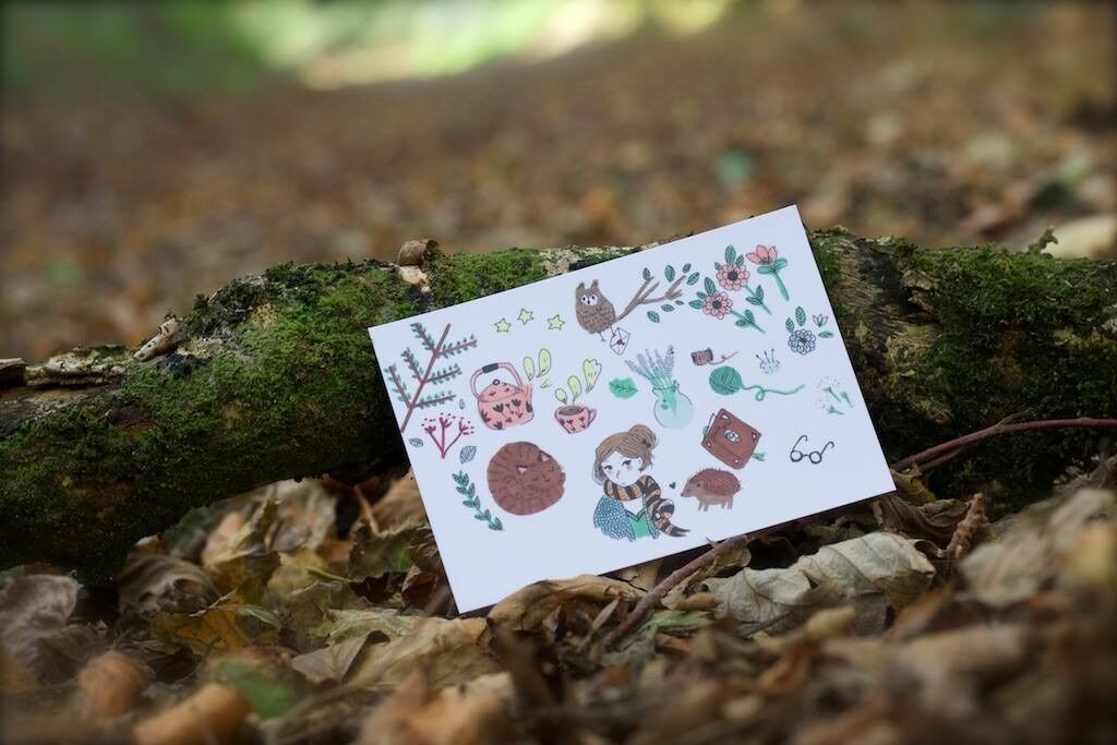 tarjeta de la hora del té