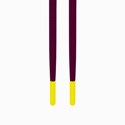 Our Bordeaux/Yellow laces