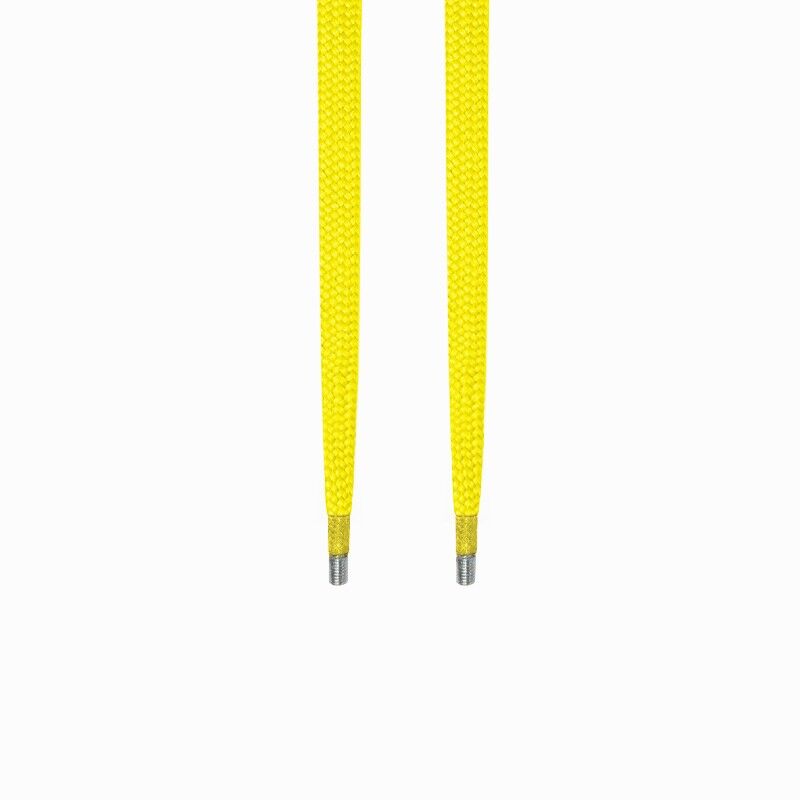 Unsere Schnürsenkel ohne Spitzen Gelb