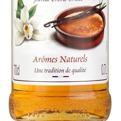 Sirop Saveur Crème Brulée MONIN pour aromatiser vos chantilly de la fête des mères - Arômes naturels - 70cl