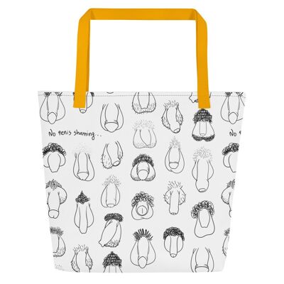 All-Over penis Print Large Tote Bag