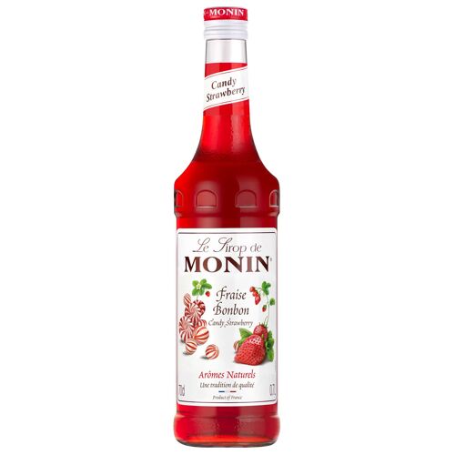 Sirop de Fraise Bonbon MONIN pour cocktails ou limonades - Arômes naturels - 70cl