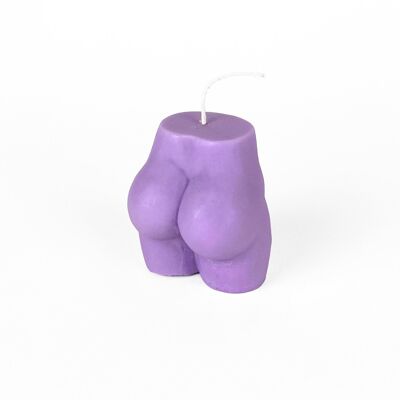 The female Booty eco friendly candle