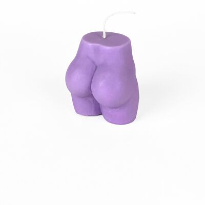 The female Booty eco friendly candle
