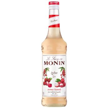 Sirop de Litchi MONIN pour milkshake, cocktails et limonades - Arômes naturels - 70cl 1