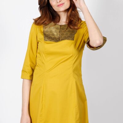 Yellow Oriental Dress