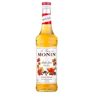 MONIN Sciroppo Aroma Spice d'Acero per Cocktail e Bevande Calde - Aromi Naturali - 70cl