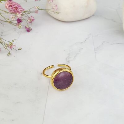 Anillo Saira Jade Violeta Redondo (SN108)