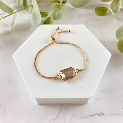 Bracelet d'ascenseur en cristal - Blanc (SN146)