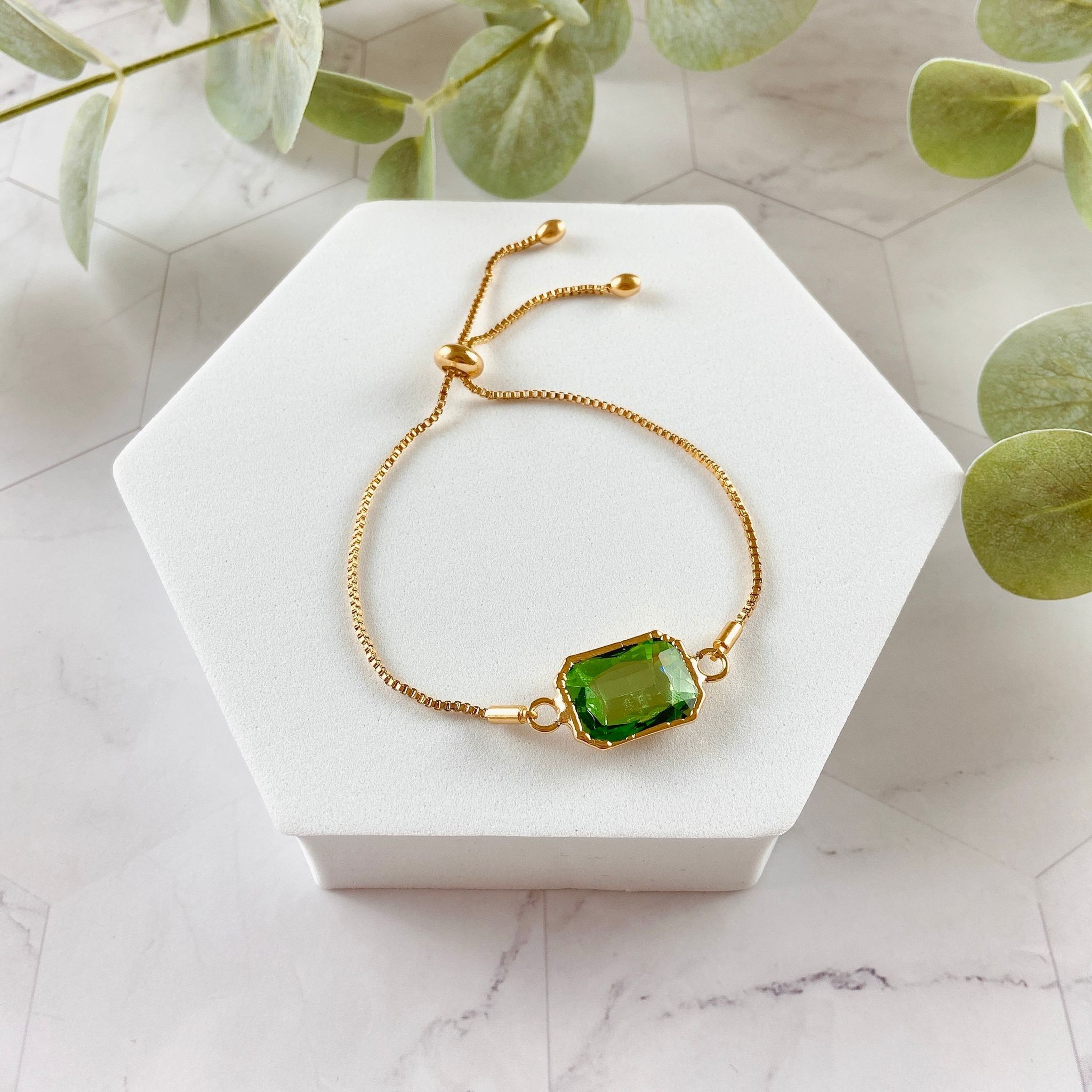 Light on sale green bracelet