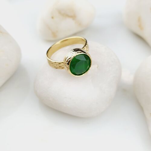 Zelifeh Green Cat's eye Ring (SN487)