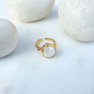 Round Pearl Ring (SN512)