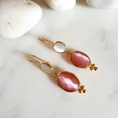 Selina Pink Earrings (SN517)