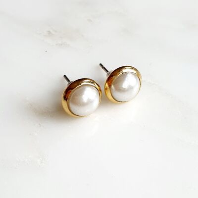 Boucles d'oreilles perle (SN519)