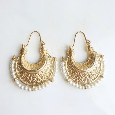 Sara Pearl  Earrings (SN520)