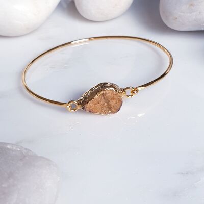 Forest Agate Bangle (SN648)