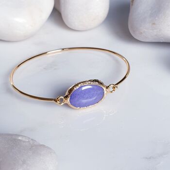 Bracelet Agate Lilas (SN651) 1