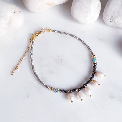 Nurshan  Anklet - Grey (SN678)