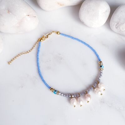 Nurshan  Anklet - Blue (SN677)