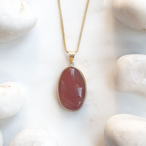 Oval Carnelian Pendant (SN775)