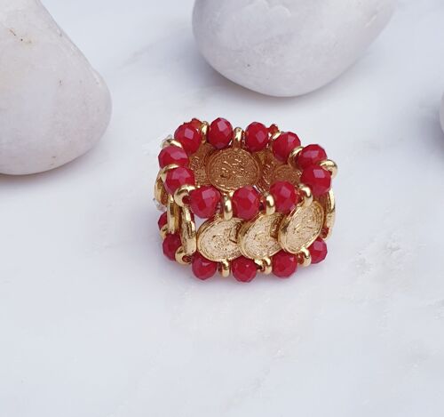 Red Coin Ring (SN788)