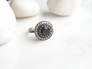 Bague en argent 925 noir Sultanzadeh (SN858) 1