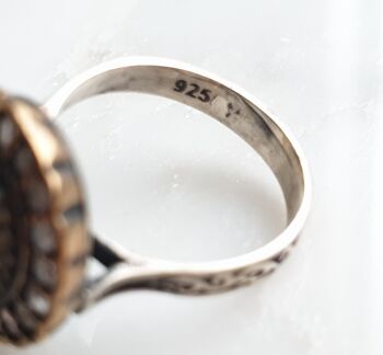 Bague en argent 925 noir Sultanzadeh (SN858) 2