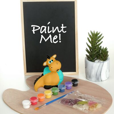 Malen Sie Ihren eigenen Keramikdrachen mit Acryl und veganen Gelees