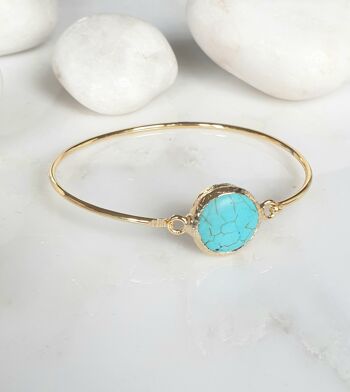 Jonc Rond Turquoise (SN925)