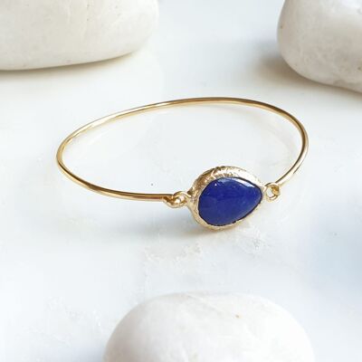 Bracelet Jade bleu (SN955)