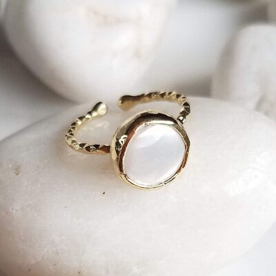 Pearl one stone ring (SN1000)
