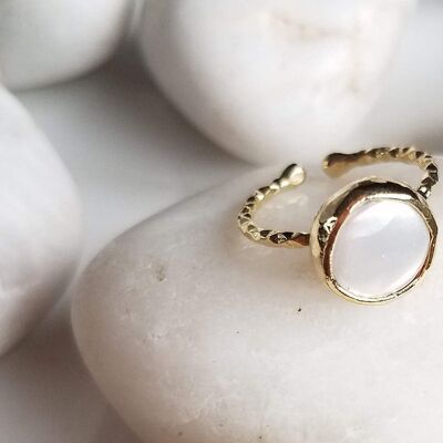 Pearl one stone ring (SN1000)