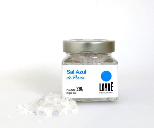 Tarro cristal Sal Azul Zafiro de Persia  230 g