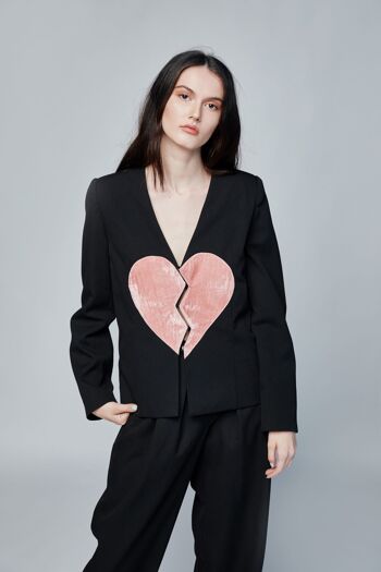 Blazer cœur brisé 2