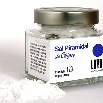 Glas Pyramiden von Zypern Salz 120 g