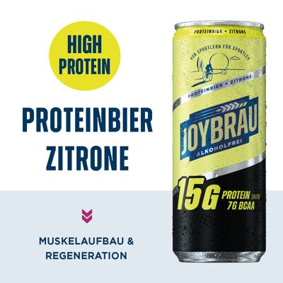 PROTEIN BEER CITRON végétalien sans alcool