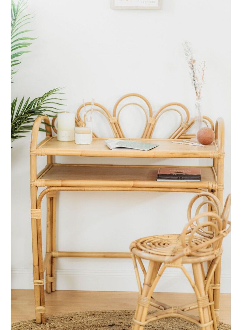 BALI Schreibtisch aus natürlichem Rattan