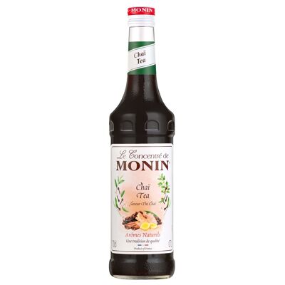 MONIN Chai Tea Concentrado para tés helados o limonadas - Sabores naturales - 70cl