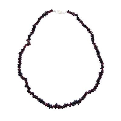 Garnet necklace - Baroque - 45 cm