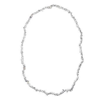 Collier Howlite  - Baroque - 45 cm 4