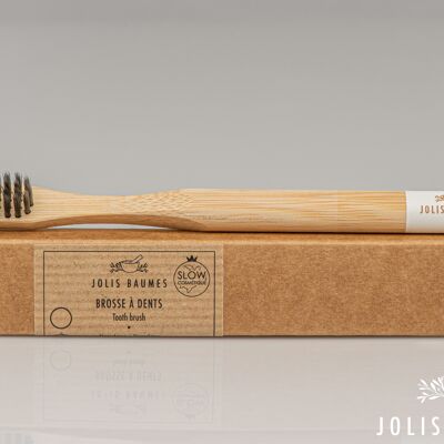 Kids White Soft Zero Waste Wooden Toothbrush