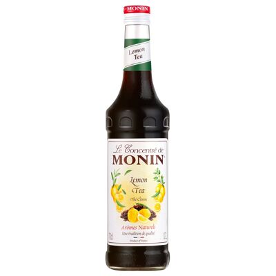 MONIN Té de Limón Concentrado para tés helados y limonadas - Sabores naturales - 70cl
